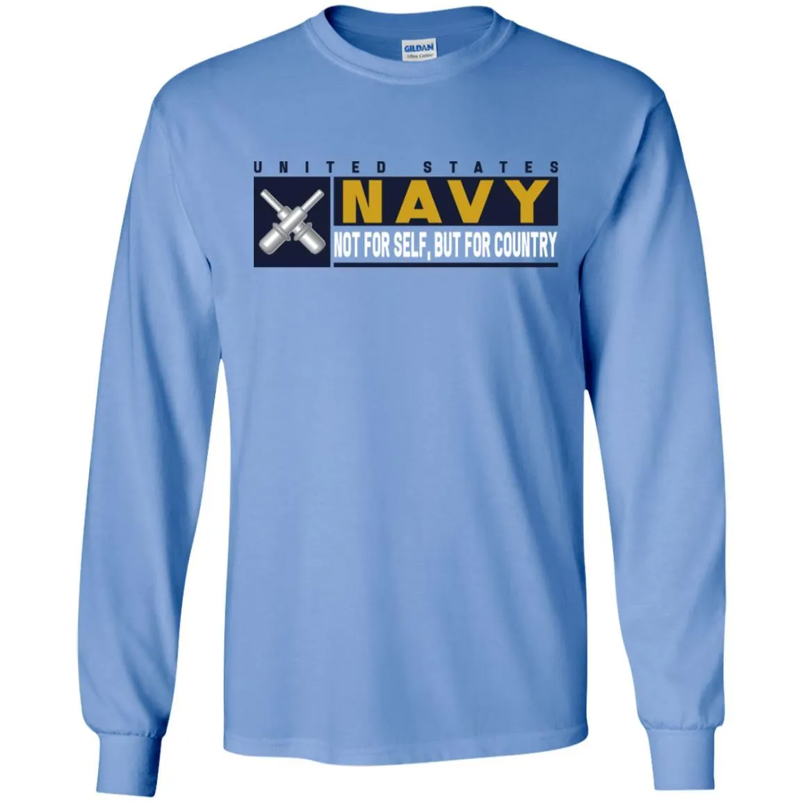 U.S Navy Gunner's mate Navy GM- Not for self Long Sleeve - Pullover Hoodie