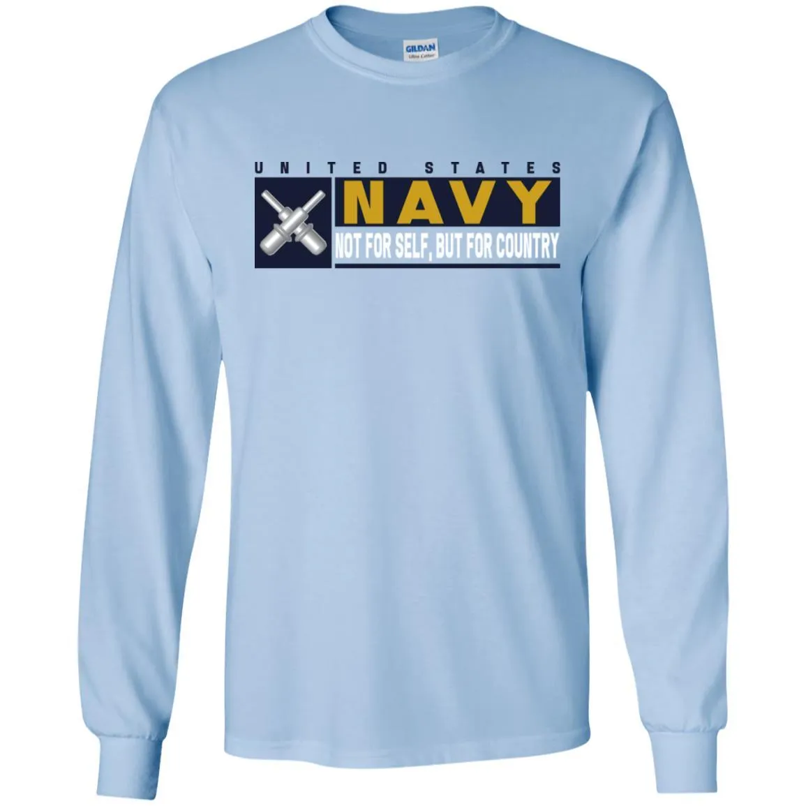 U.S Navy Gunner's mate Navy GM- Not for self Long Sleeve - Pullover Hoodie