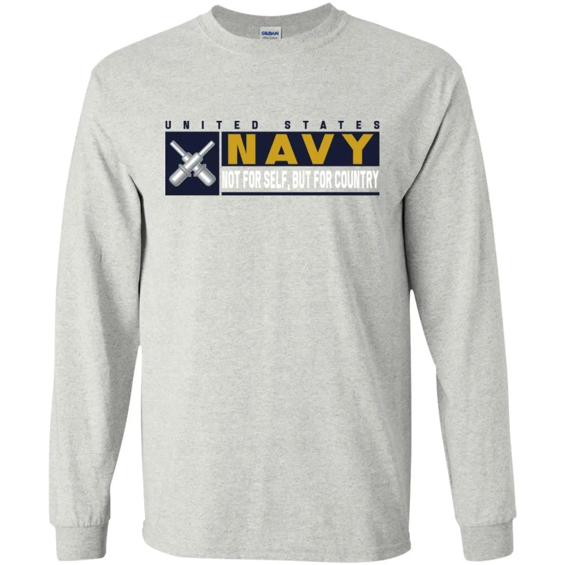 U.S Navy Gunner's mate Navy GM- Not for self Long Sleeve - Pullover Hoodie