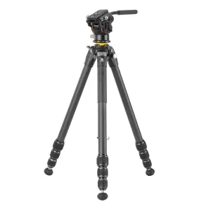 VEO 5 264CV-14 Carbon Tripod with Counterbalancing Video Head for Cameras. Optics & Smartphones