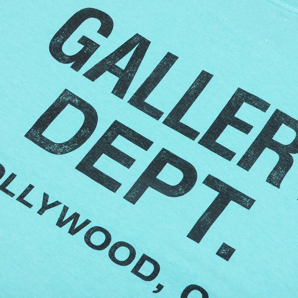 Vintage Souvenir Tee - Light Teal
