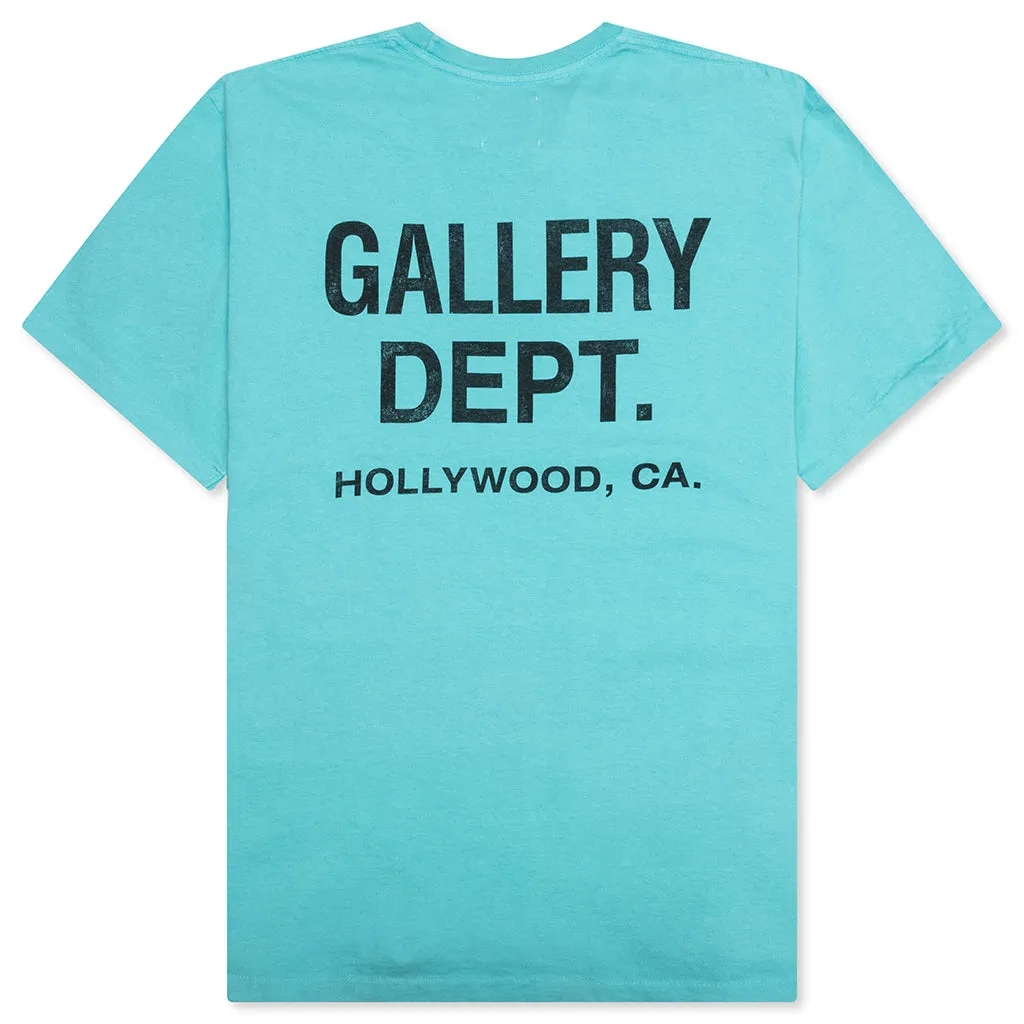 Vintage Souvenir Tee - Light Teal