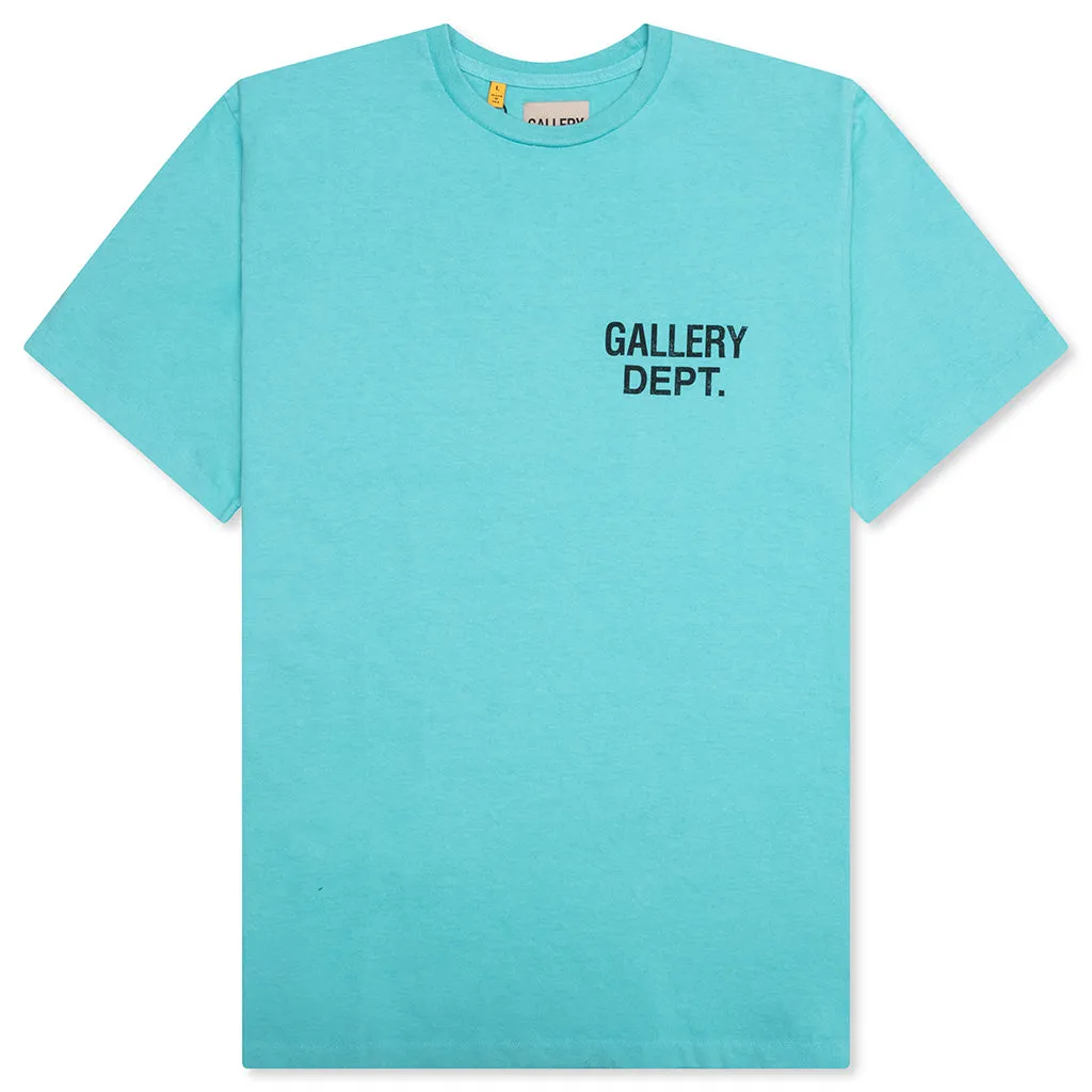 Vintage Souvenir Tee - Light Teal