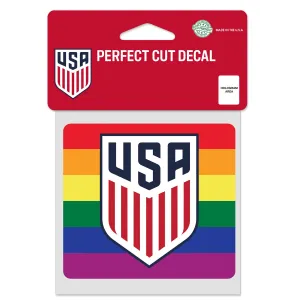 Wincraft USMNT Pride 4 x 4 Perfect Cut Decal