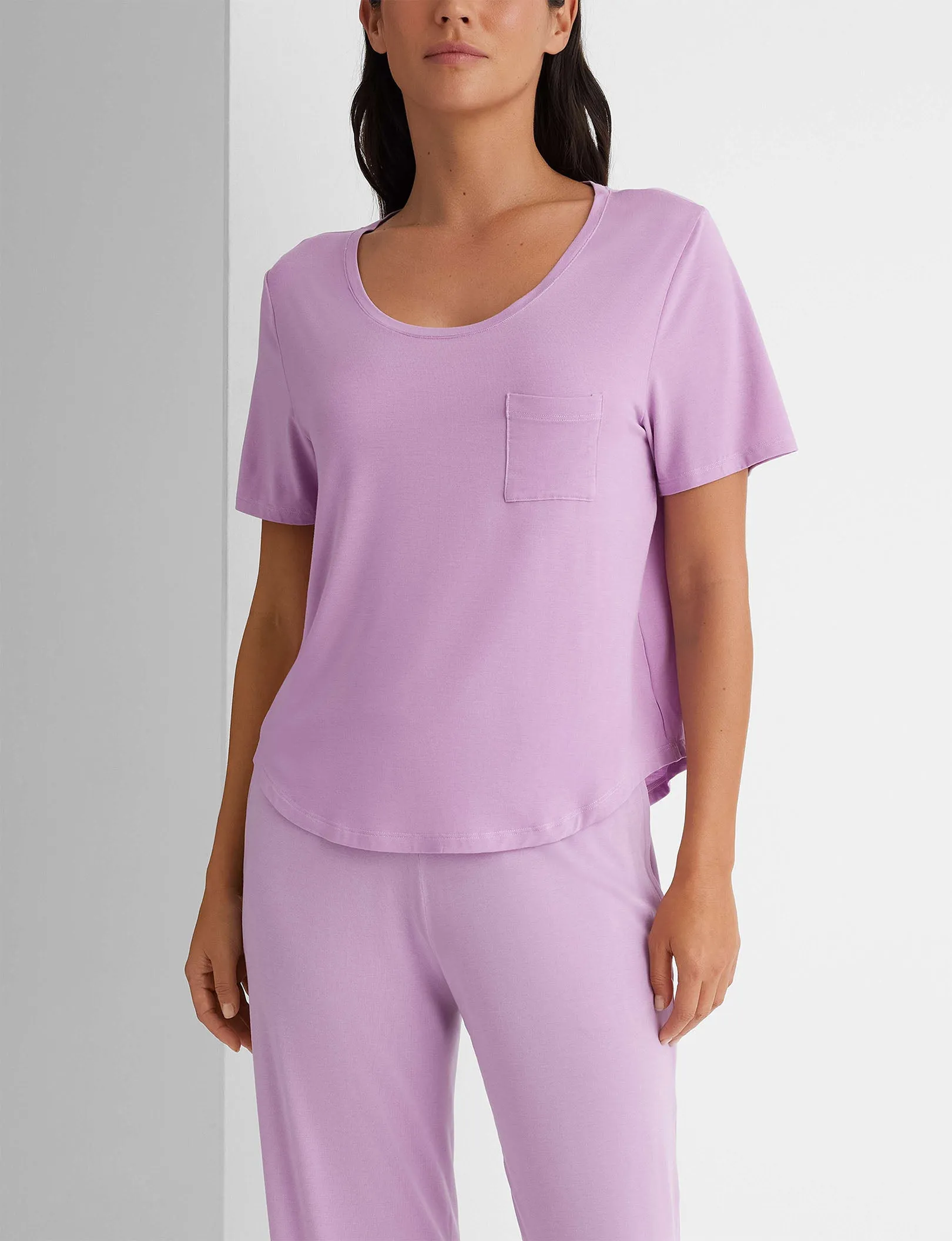 Women's Second Skin Sleep Pocket Tee & Pant Set