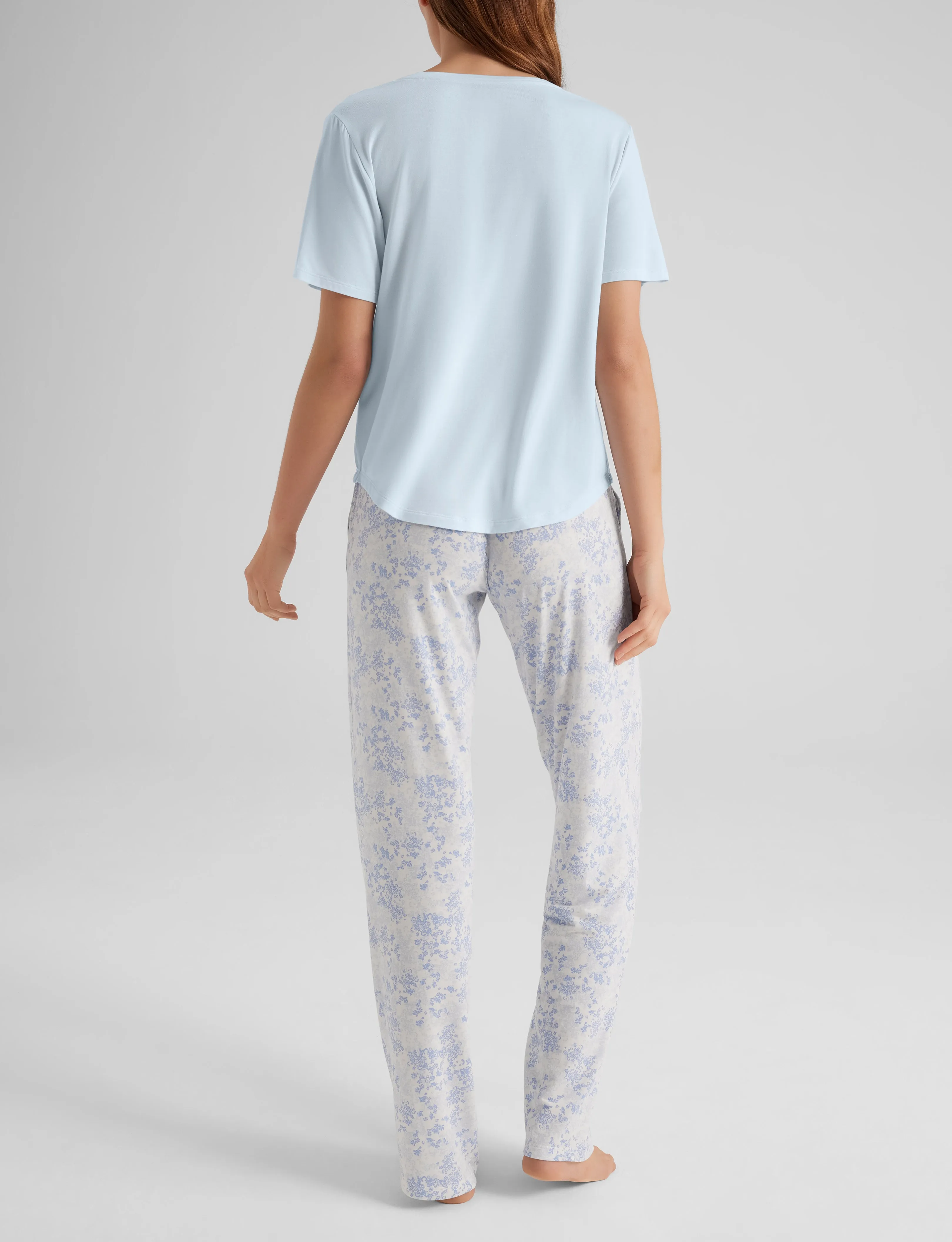 Women's Second Skin Sleep Pocket Tee & Pant Set