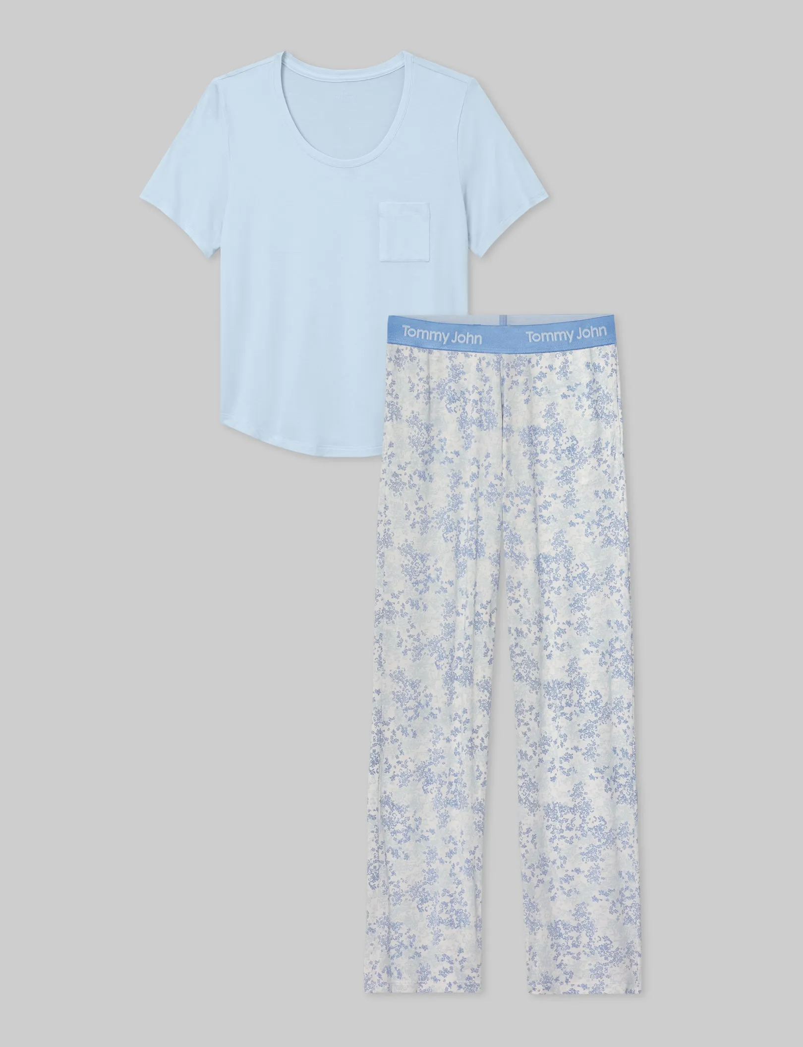 Women's Second Skin Sleep Pocket Tee & Pant Set