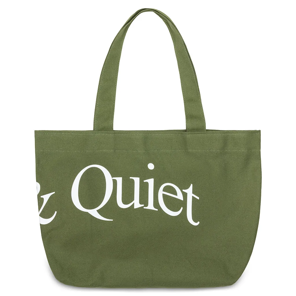Wordmark Tote Bag - Olive