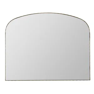 Zia Arched Scalloped Gold Mirror